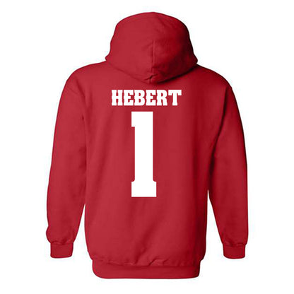 Wisconsin - NCAA Men's Soccer : Matisse Hebert - Sports Shersey Hooded Sweatshirt-1
