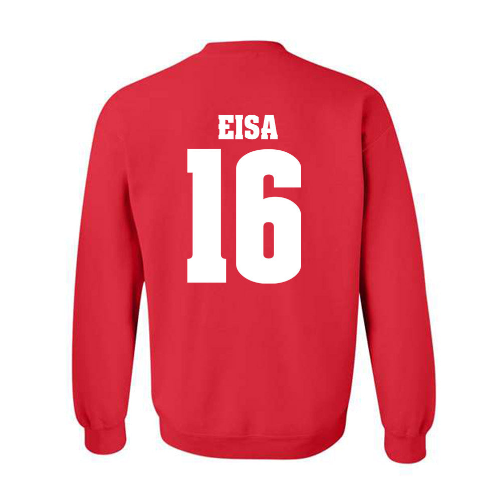 Wisconsin - NCAA Men's Soccer : Roman Eisa - Sports Shersey Crewneck Sweatshirt-1
