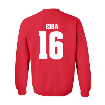 Wisconsin - NCAA Men's Soccer : Roman Eisa - Sports Shersey Crewneck Sweatshirt-1
