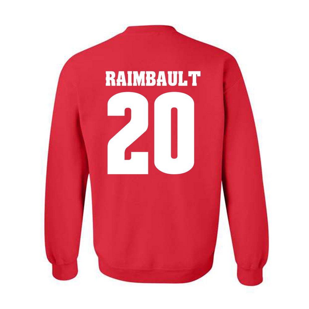 Wisconsin - NCAA Men's Soccer : Thomas Raimbault - Sports Shersey Crewneck Sweatshirt-1
