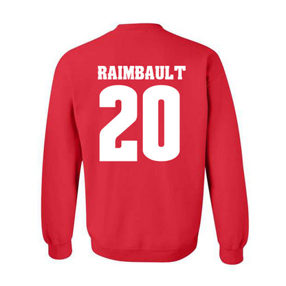 Wisconsin - NCAA Men's Soccer : Thomas Raimbault - Sports Shersey Crewneck Sweatshirt-1