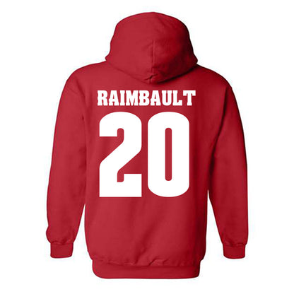 Wisconsin - NCAA Men's Soccer : Thomas Raimbault - Sports Shersey Hooded Sweatshirt-1