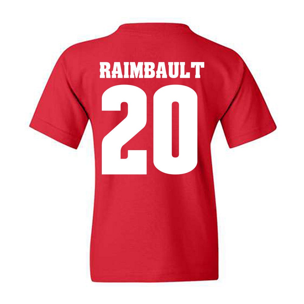 Wisconsin - NCAA Men's Soccer : Thomas Raimbault - Sports Shersey Youth T-Shirt-1