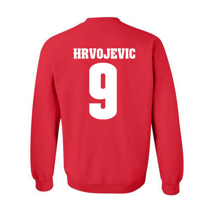 Wisconsin - NCAA Men's Soccer : Markie Hrvojevic - Sports Shersey Crewneck Sweatshirt-1