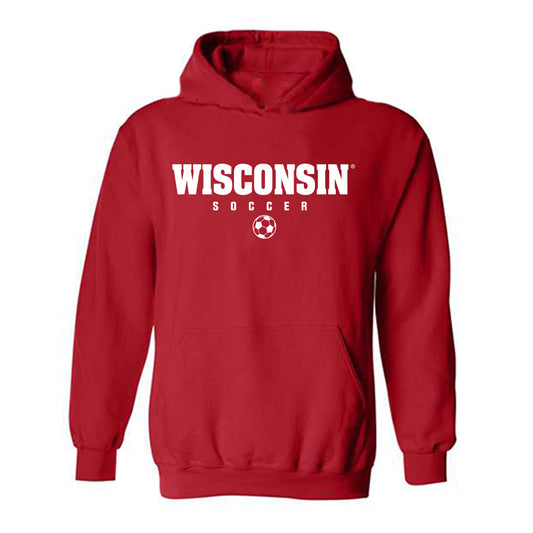 Wisconsin - NCAA Men's Soccer : Ellis Jones - Sports Shersey Hooded Sweatshirt-0