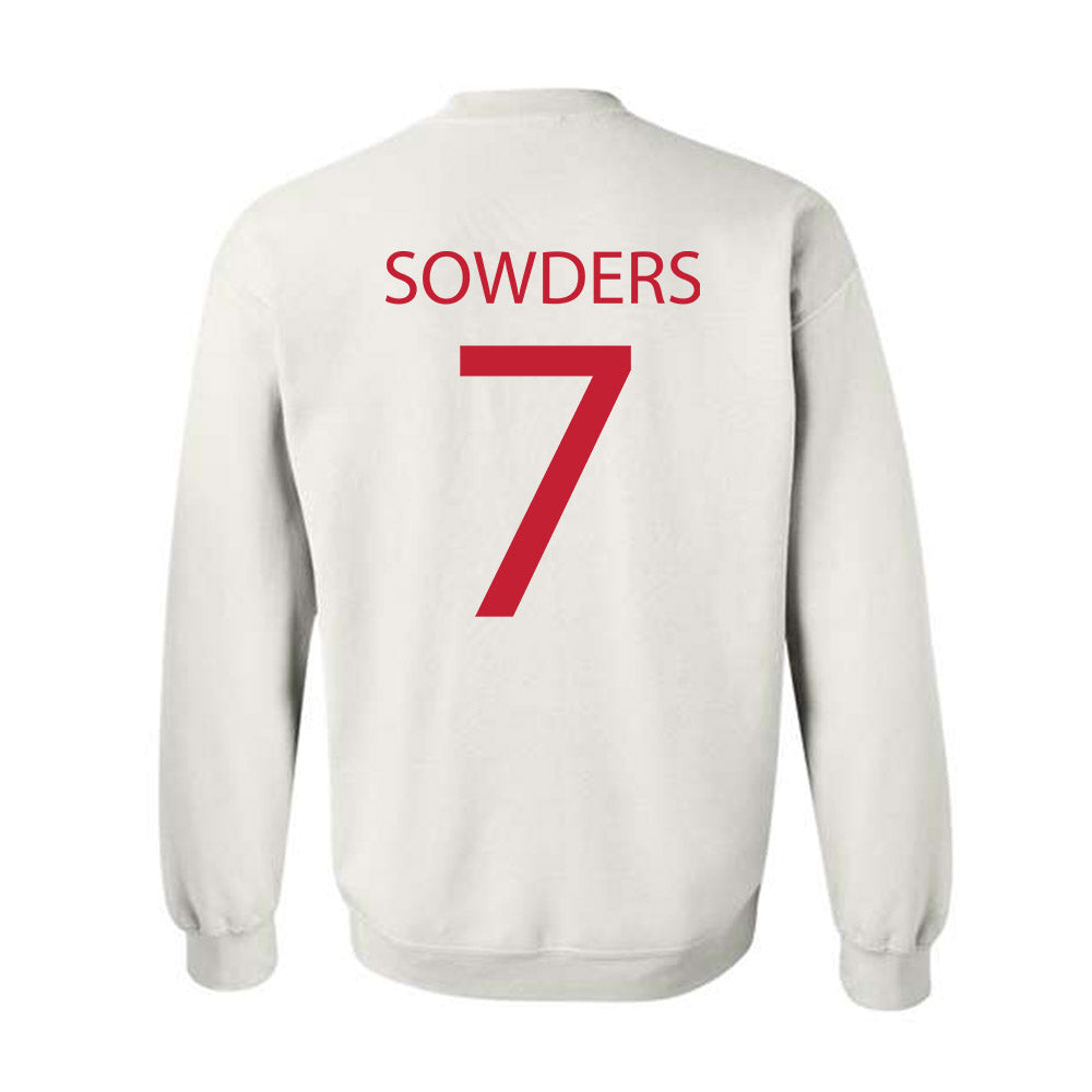 Wisconsin - NCAA Women's Soccer : Mia Sowders - Sports Shersey Crewneck Sweatshirt-1