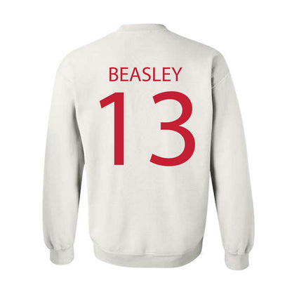 Wisconsin - NCAA Women's Soccer : Sascha Beasley - Sports Shersey Crewneck Sweatshirt-1