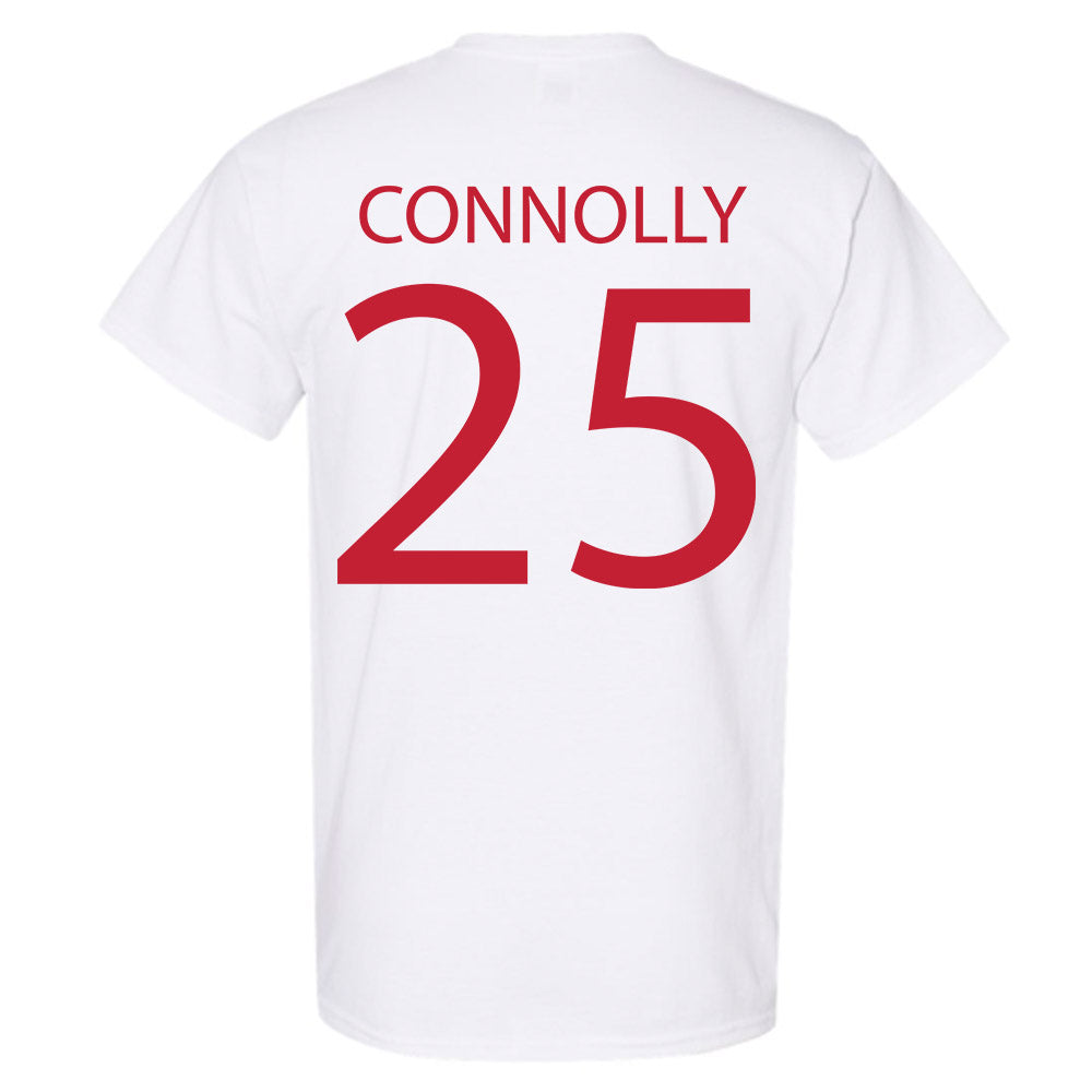 Wisconsin - NCAA Women's Soccer : Erin Connolly - Sports Shersey T-Shirt-1