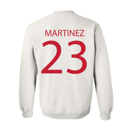 Wisconsin - NCAA Women's Soccer : Ashley Martinez - Sports Shersey Crewneck Sweatshirt-1