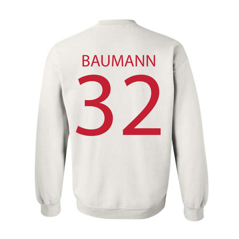 Wisconsin - NCAA Women's Soccer : Hailey Baumann - Sports Shersey Crewneck Sweatshirt-1