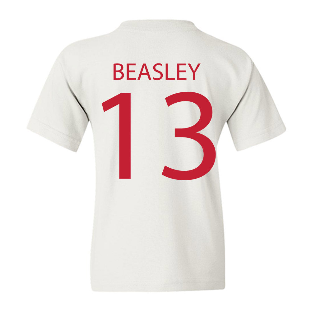 Wisconsin - NCAA Women's Soccer : Sascha Beasley - Sports Shersey Youth T-Shirt-1