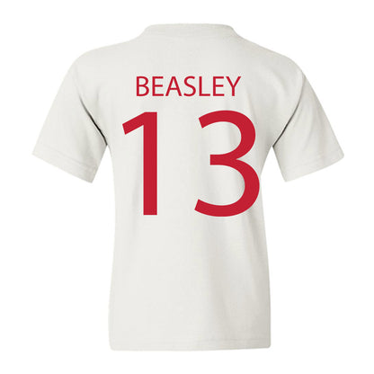 Wisconsin - NCAA Women's Soccer : Sascha Beasley - Sports Shersey Youth T-Shirt-1