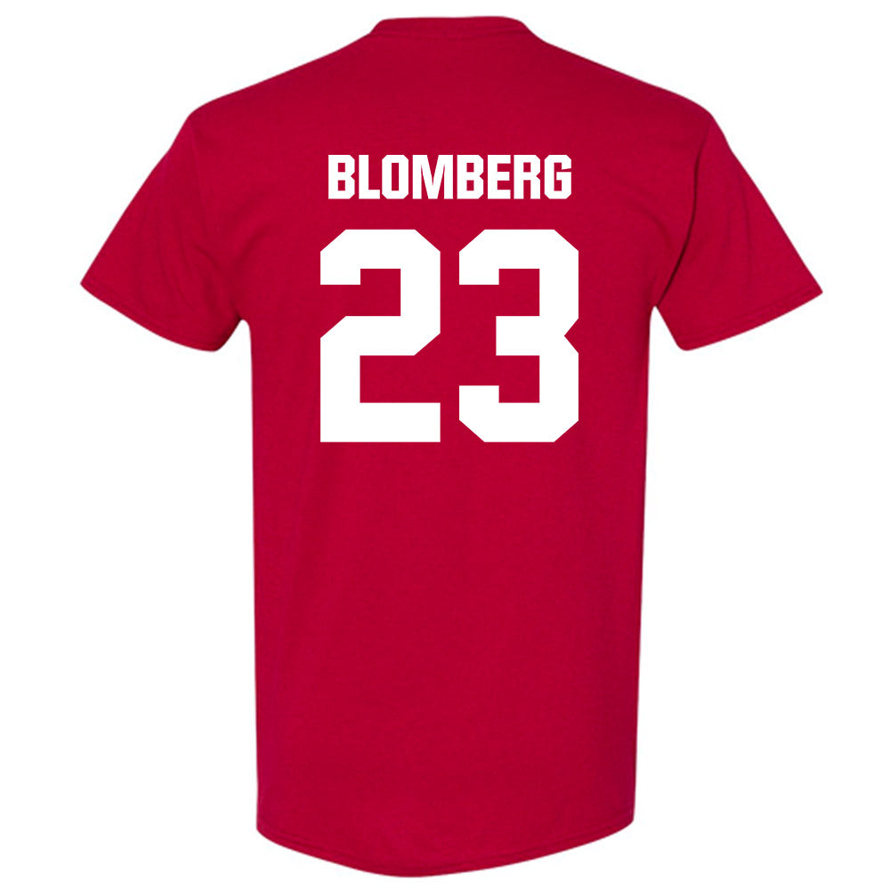 Wisconsin - NCAA Softball : Hilary Blomberg - Sports Shersey T-Shirt-1