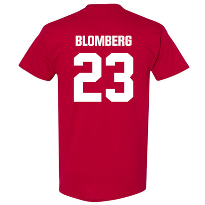 Wisconsin - NCAA Softball : Hilary Blomberg - Sports Shersey T-Shirt-1