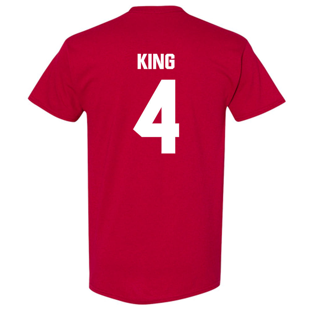 Wisconsin - NCAA Softball : Emma King - Sports Shersey T-Shirt-1