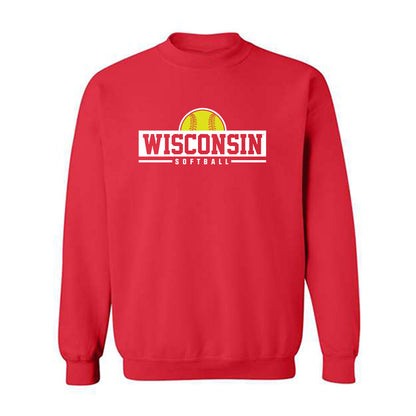 Wisconsin - NCAA Softball : Hilary Blomberg - Sports Shersey Crewneck Sweatshirt-0