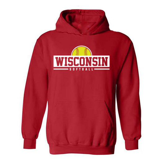 Wisconsin - NCAA Softball : Danielle Lucey - Sports Shersey Hooded Sweatshirt-0