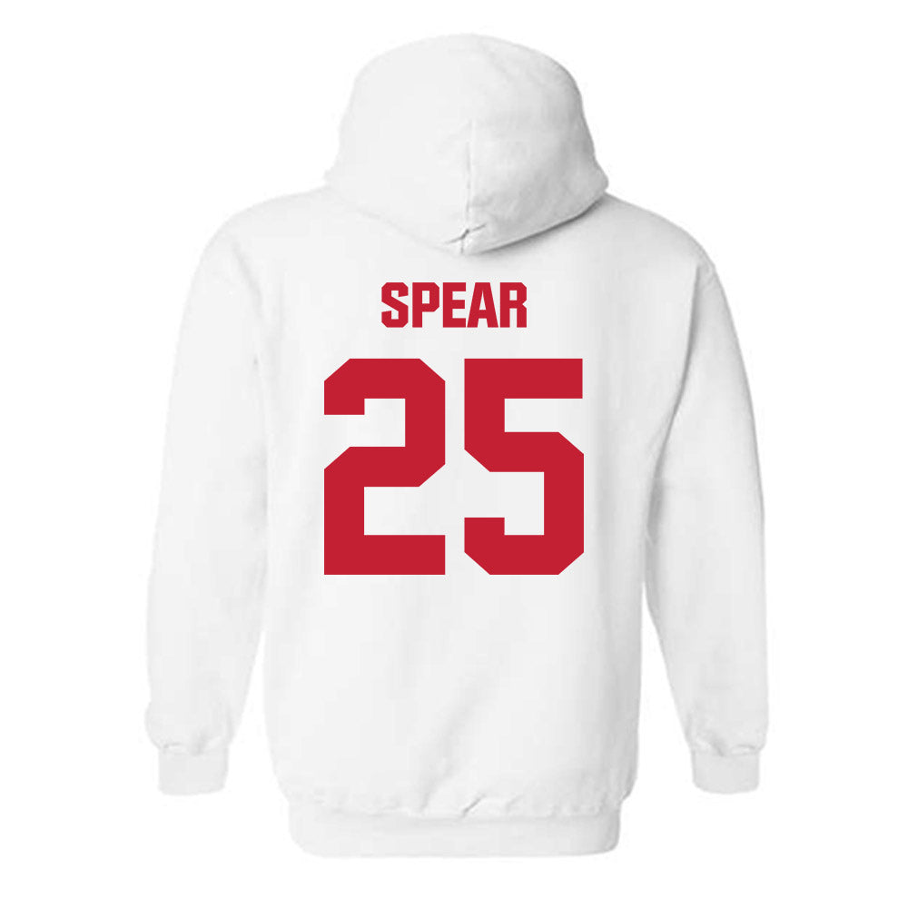 Wisconsin - NCAA Softball : Sydney Spear - Sports Shersey Hooded Sweatshirt-1