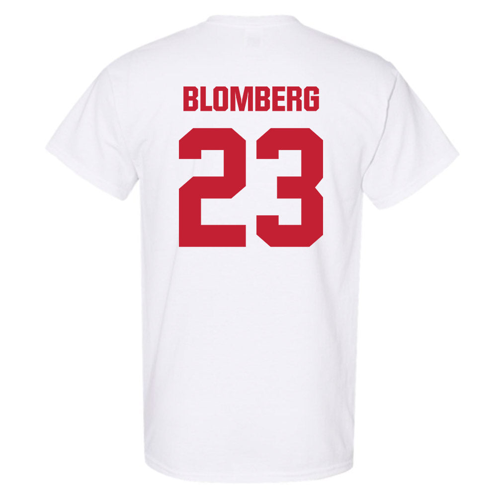 Wisconsin - NCAA Softball : Hilary Blomberg - Sports Shersey T-Shirt-1