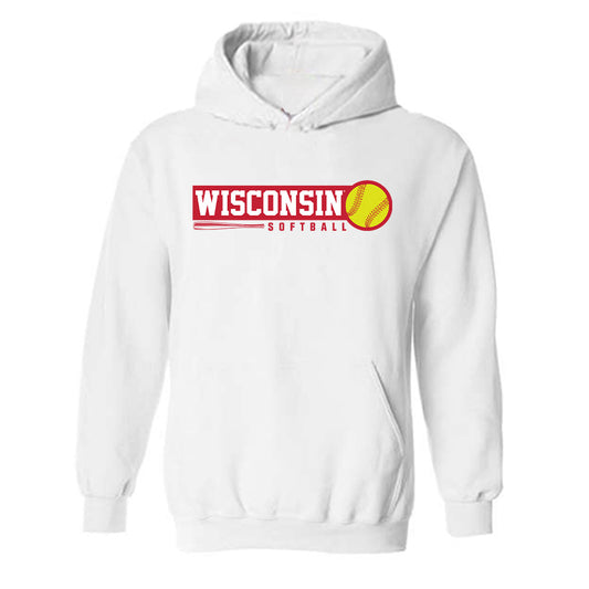 Wisconsin - NCAA Softball : Alivia Bark - Sports Shersey Hooded Sweatshirt-0