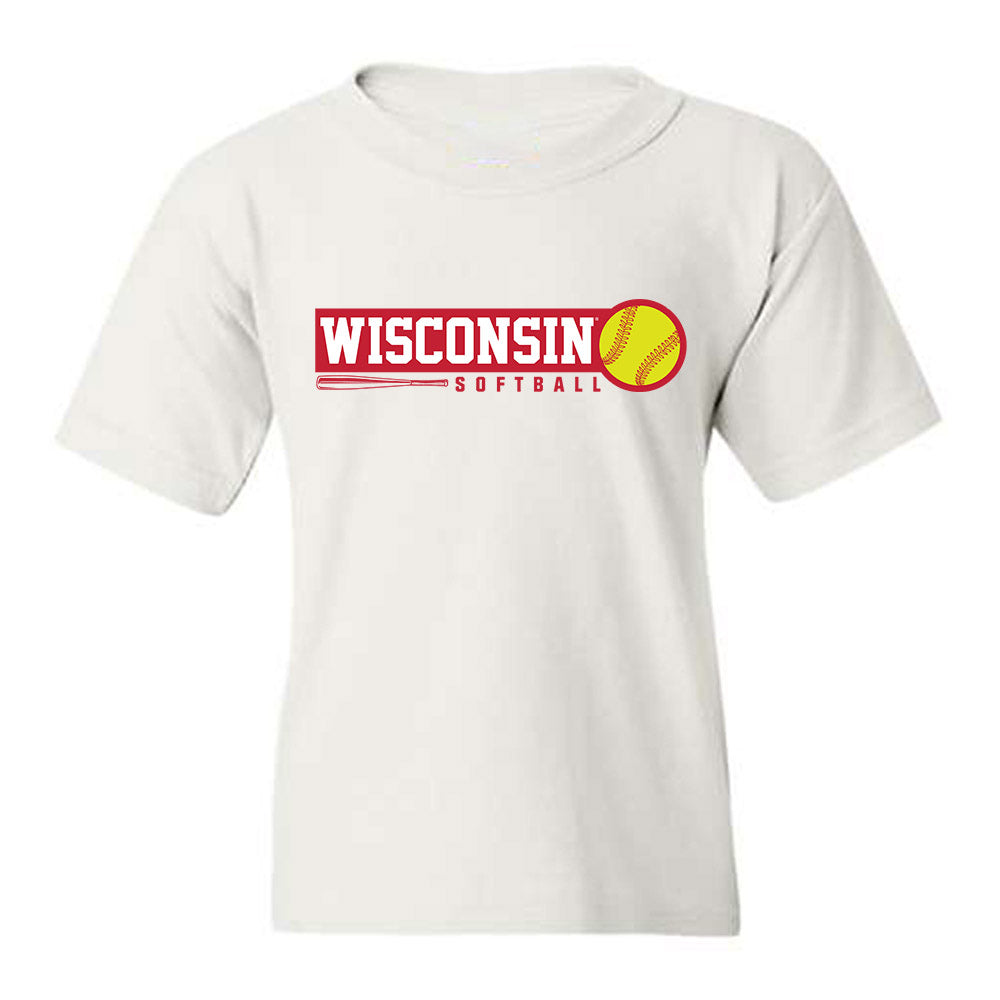 Wisconsin - NCAA Softball : Emma King - Sports Shersey Youth T-Shirt-0