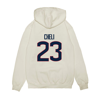 UConn - NCAA Women's Basketball : Morgan Cheli - NCAA® March Madness® National Champions Premium Hooded Sweatshirt-1