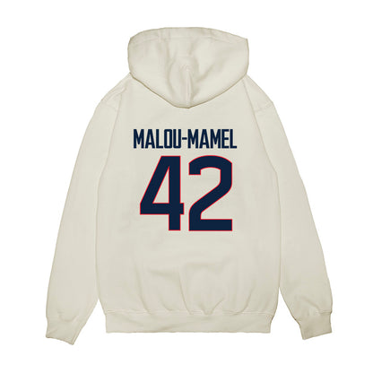 UConn - NCAA Women's Basketball : Gandy Malou-Mamel - NCAA® March Madness® National Champions Premium Hooded Sweatshirt-1