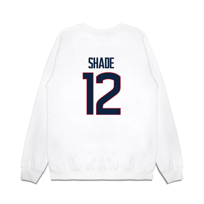 UConn - NCAA Women's Basketball : Ashlynn Shade - NCAA® March Madness® National Champions Premium Crewneck Sweatshirt-1