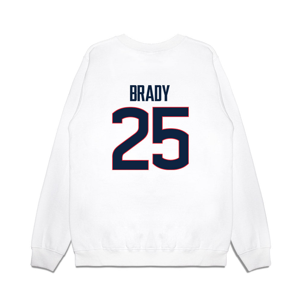 UConn - NCAA Women's Basketball : Ice Brady - NCAA® March Madness® National Champions Premium Crewneck Sweatshirt-1