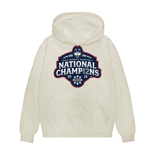 UConn - NCAA Women's Basketball : Allie Ziebell - NCAA® March Madness® National Champions Premium Hooded Sweatshirt-0