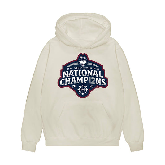 UConn - NCAA Women's Basketball : Azzi Fudd - NCAA® March Madness® National Champions Premium Hooded Sweatshirt-0