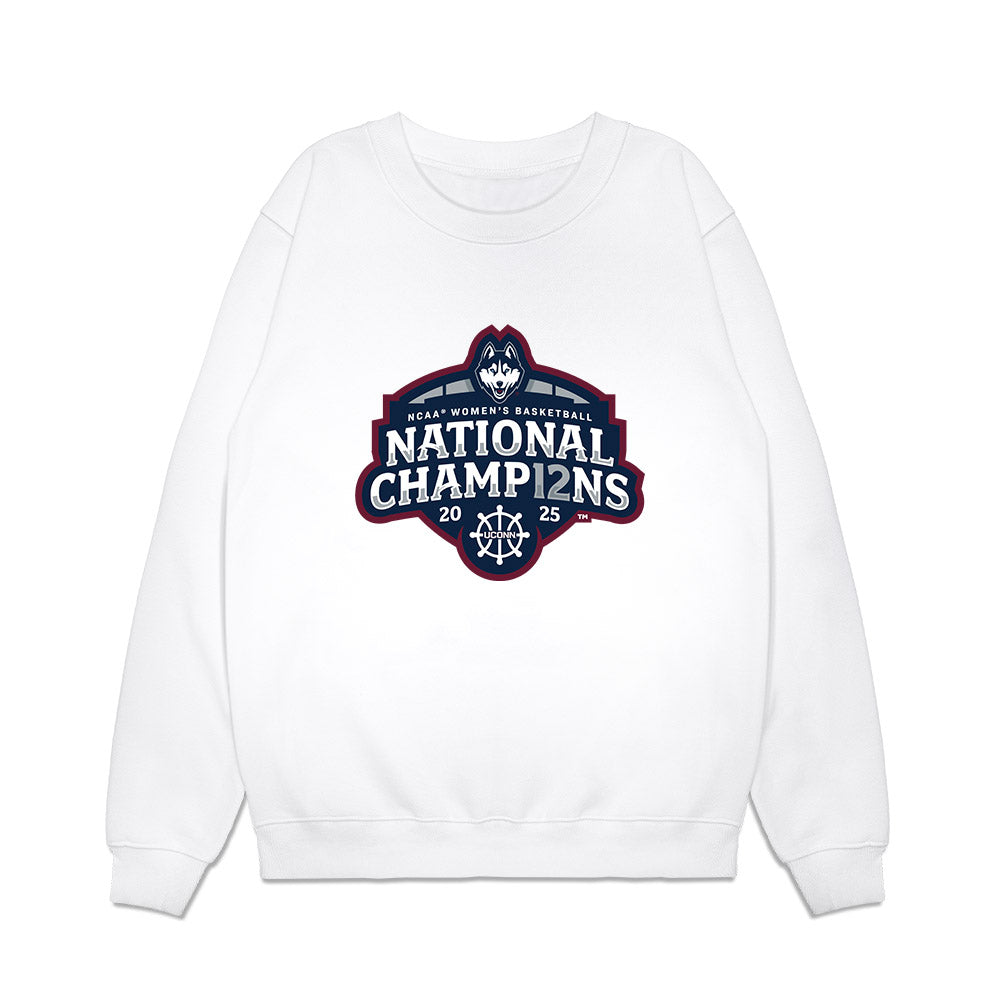 UConn - NCAA Women's Basketball : Ashlynn Shade - NCAA® March Madness® National Champions Premium Crewneck Sweatshirt-0