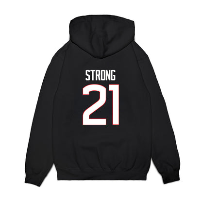 UConn - NCAA Women's Basketball : Sarah Strong - NCAA® March Madness® National Champions Premium Hooded Sweatshirt-1