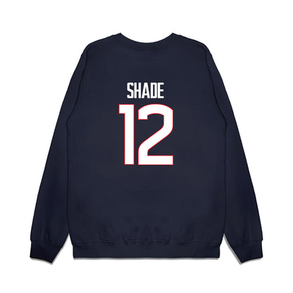 UConn - NCAA Women's Basketball : Ashlynn Shade - NCAA® March Madness® National Champions Premium Crewneck Sweatshirt-1