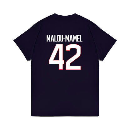 UConn - NCAA Women's Basketball : Gandy Malou-Mamel - NCAA® March Madness® National Champions Premium T-Shirt-1