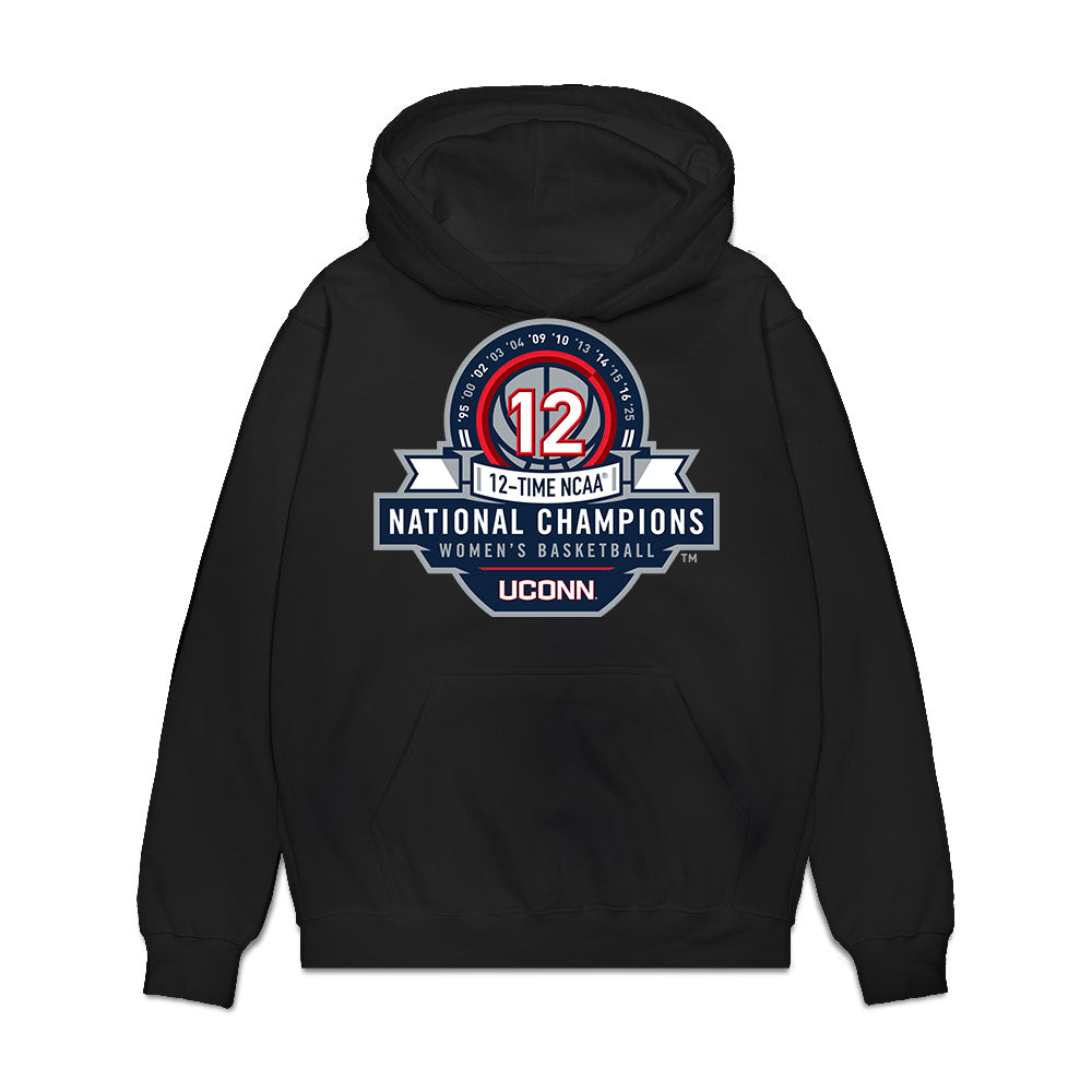 UConn - NCAA Women's Basketball : KK Arnold - NCAA® March Madness® National Champions Premium Hooded Sweatshirt-0