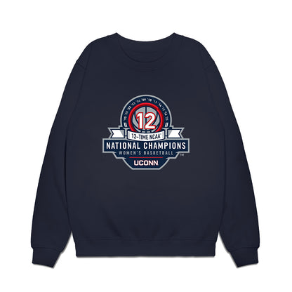 UConn - NCAA Women's Basketball : Ashlynn Shade - NCAA® March Madness® National Champions Premium Crewneck Sweatshirt-0