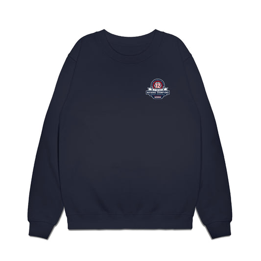 UConn - NCAA Women's Basketball : NCAA® March Madness® National Champions Team Collage Premium Crewneck Sweatshirt-0