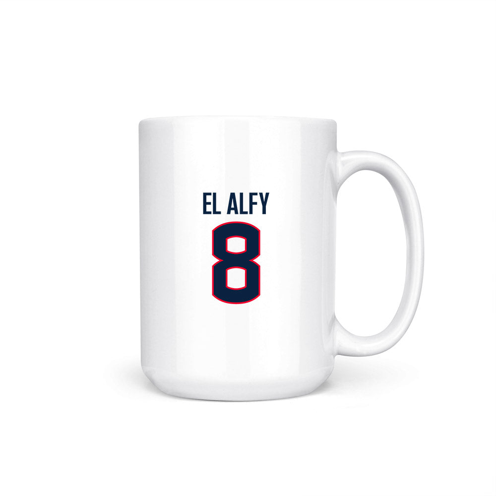 UConn - NCAA Women's Basketball : Jana El Alfy - NCAA® March Madness® National Champions Coffee Mug-0