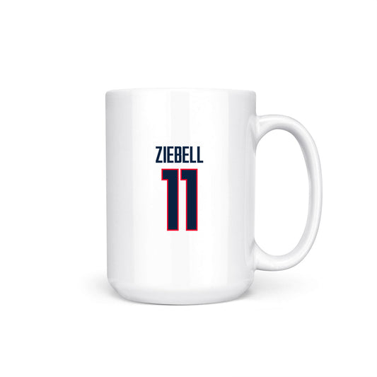 UConn - NCAA Women's Basketball : Allie Ziebell - NCAA® March Madness® National Champions Coffee Mug-0