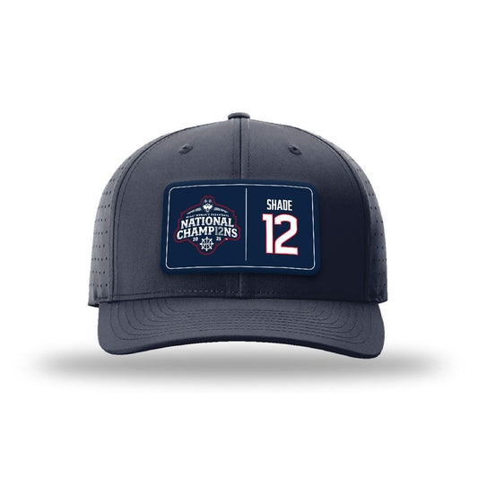 UConn - NCAA Women's Basketball : Ashlynn Shade - NCAA® March Madness® National Champions Laser Performance Snapback Cap-0
