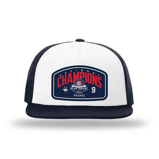 UConn - NCAA Women's Basketball : Kayleigh Heckel - NCAA® March Madness® National Champions Foamie Trucker Cap-0