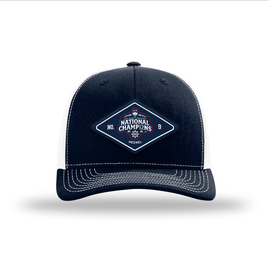 UConn - NCAA Women's Basketball : Kayleigh Heckel - NCAA® March Madness® National Champions Snapback Trucker Hat-0