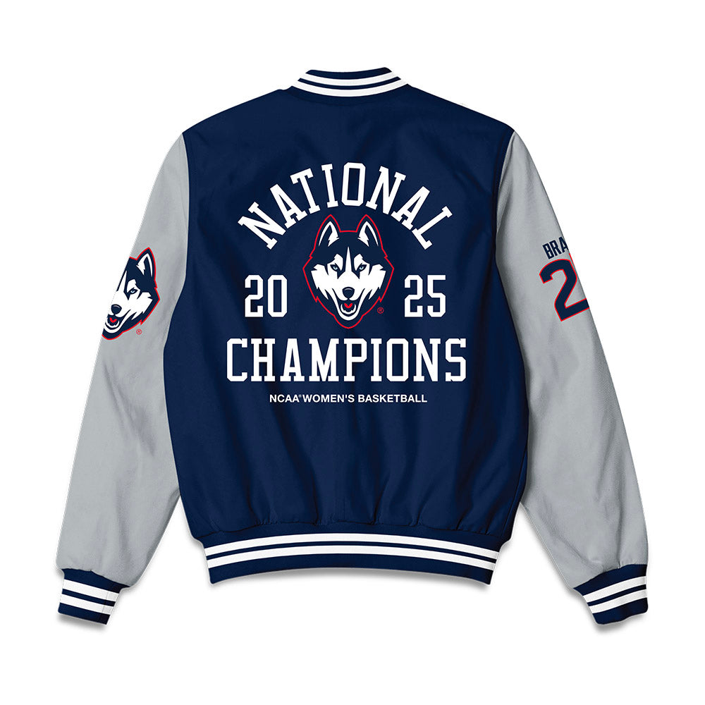 UConn - NCAA Women's Basketball : Ice Brady - NCAA® March Madness® National Champions Bomber Jacket-1