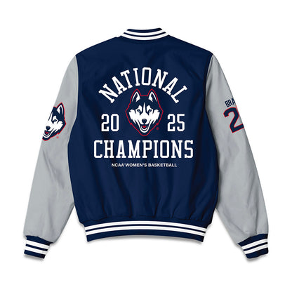 UConn - NCAA Women's Basketball : Ice Brady - NCAA® March Madness® National Champions Bomber Jacket-1