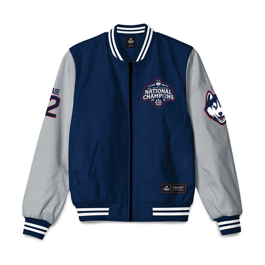 UConn - NCAA Women's Basketball : Ashlynn Shade - NCAA® March Madness® National Champions Bomber Jacket-0