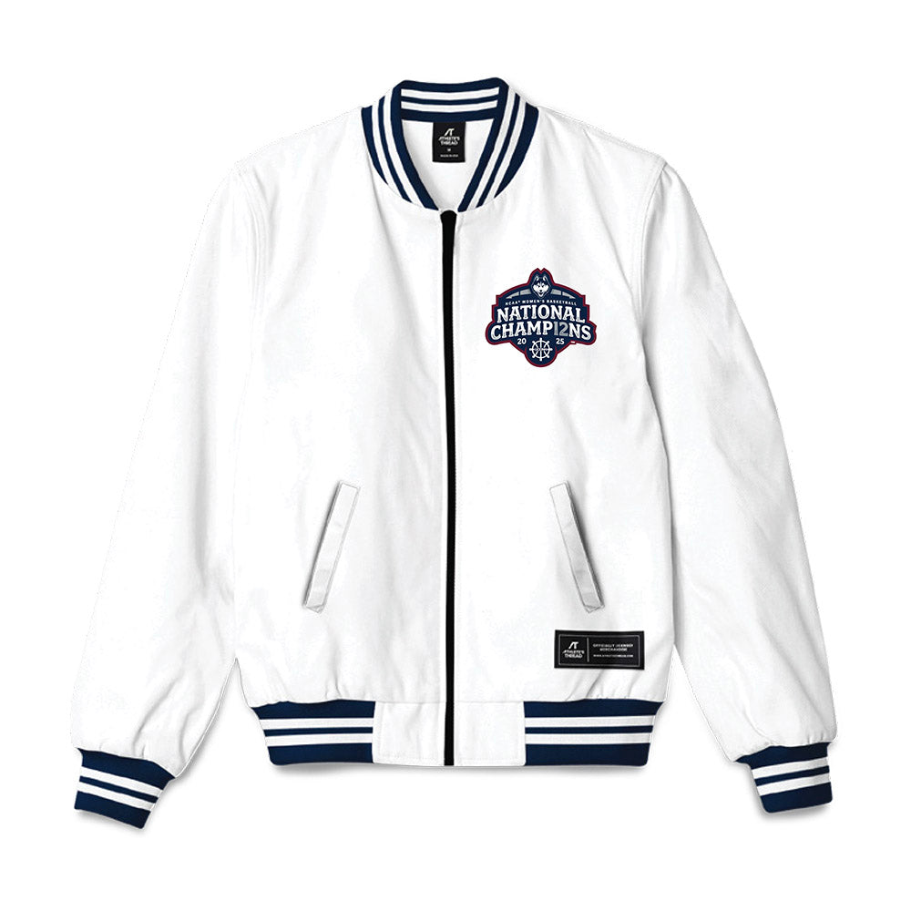 UConn - NCAA Women's Basketball : NCAA® March Madness® National Champions Bomber Jacket-0