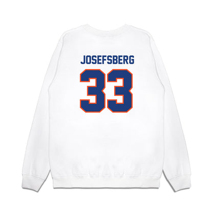 Florida - NCAA Men's Basketball : Cooper Josefsberg - NCAA® March Madness® National Champion Shersey Premium Crewneck Sweatshirt-1