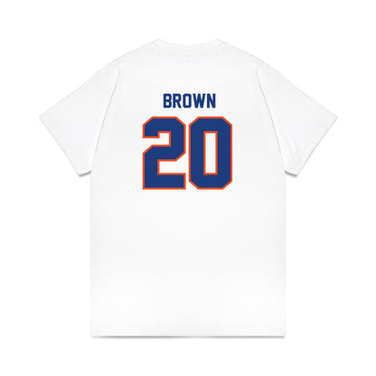 Florida - NCAA Men's Basketball : Isaiah Brown - NCAA® March Madness® National Champion Shersey Premium T-Shirt-1