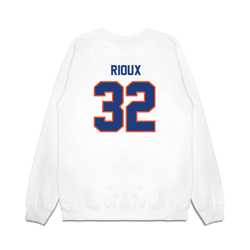 Florida - NCAA Men's Basketball : Olivier Rioux - NCAA® March Madness® National Champion Shersey Premium Crewneck Sweatshirt-1